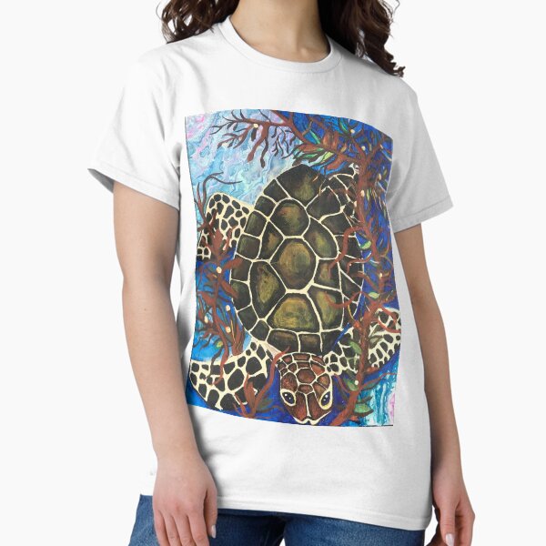 Item preview, Sea Turtle with Kelp designed and sold by FinkLovesArt.