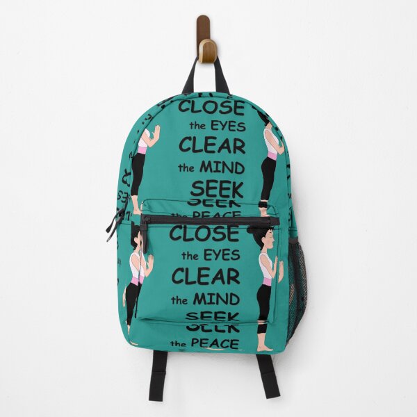 Item preview, Yoga - Clear the Mind, Seek the Peace designed and sold by ZanyPaintbrush.