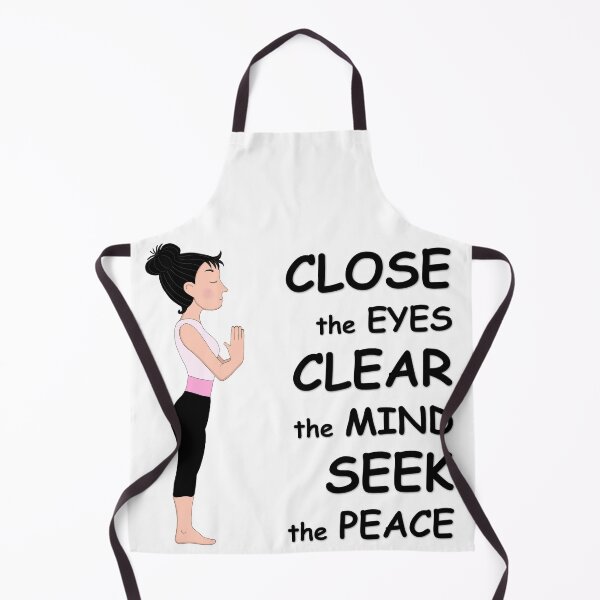 Item preview, Yoga - Clear the Mind, Seek the Peace designed and sold by ZanyPaintbrush.