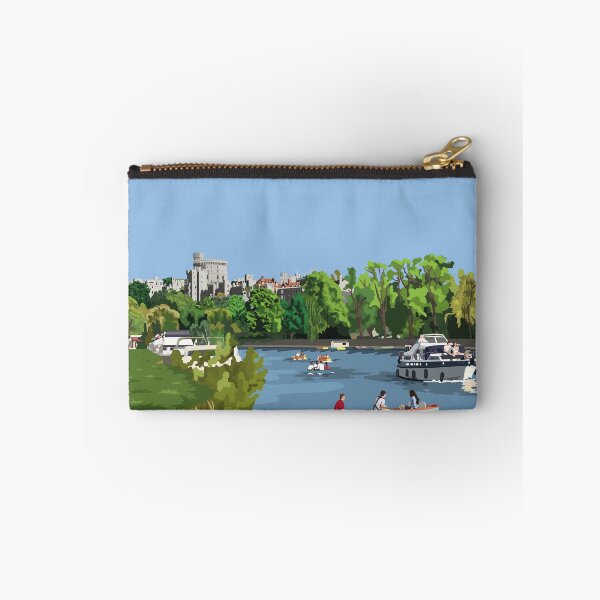 Item preview, Boating On The River Thames In Front of Windsor Castle designed and sold by Annalisa-Jones.