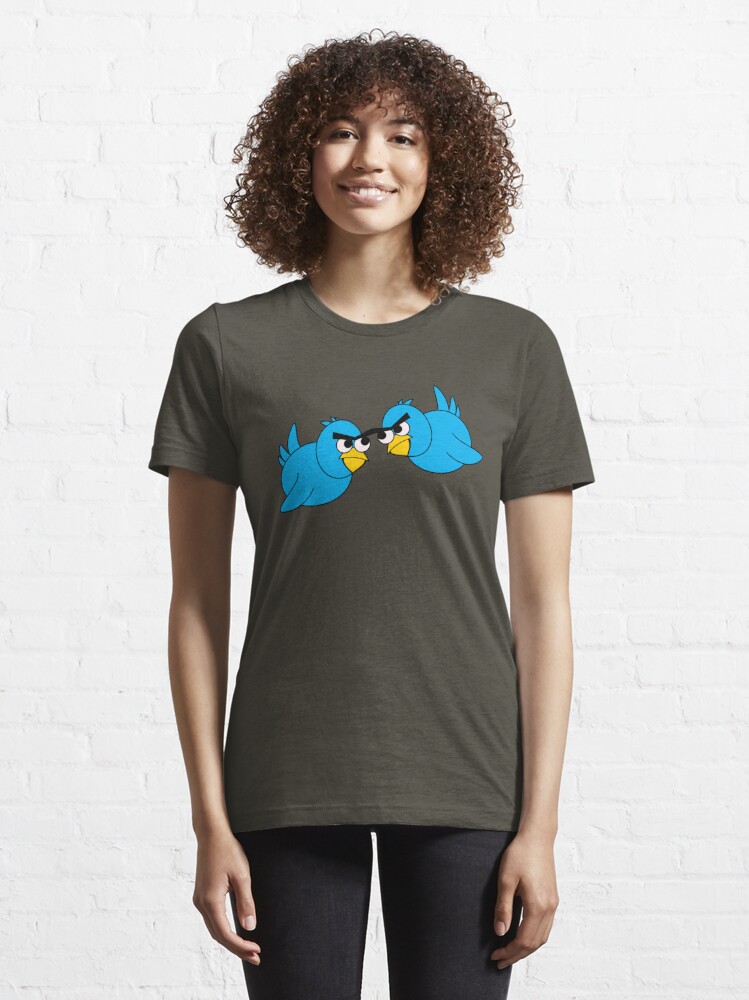 Alternate view of Angry Twitter Birds Essential T-Shirt