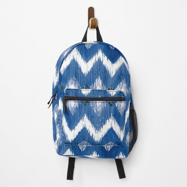 Item preview, Indigo Blue Ikat Pattern designed and sold by Lynnea Washburn.