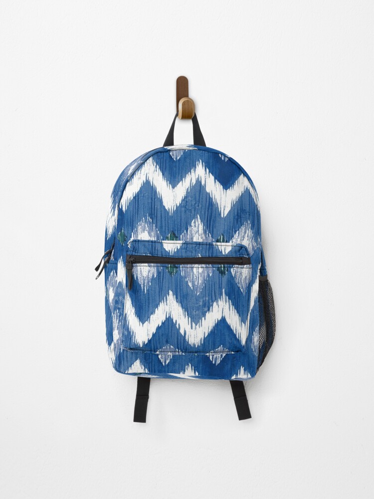 Mini Classic Backpack Geometric Pattern Preppy Zipper Adjustable-strap