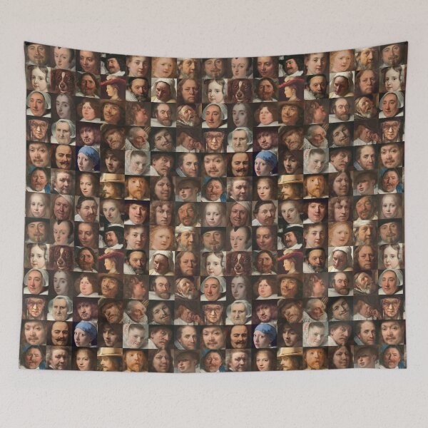 Item preview, Faces of the Golden Age - Collage of portraits of Dutchmen designed and sold by Rogervdb.