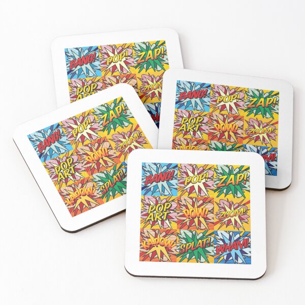 Item preview, Comic Book Pop Art Modern Colorful Typographic Graphic Pattern designed and sold by theimagezone.