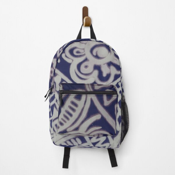 Item preview, African Discharge Geometric in Navy and Cream designed and sold by Leslie Rogers Todder.
