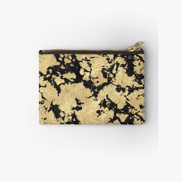 Item preview, Trendy Modern Gold Black Glitter Marble Image designed and sold by InovArtS.
