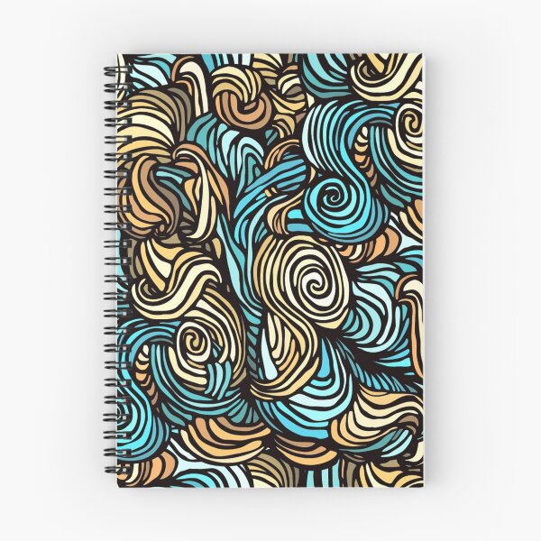 Item preview, Blue, Yellow and Black Swirls Pattern designed and sold by kaitlintaylaa.