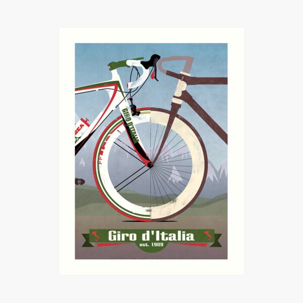 GIRO D'ITALIA Art Print