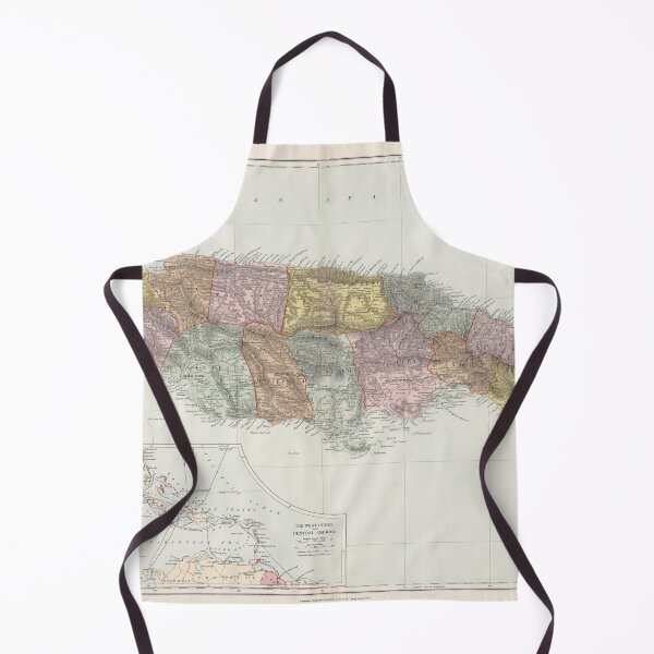 Item preview, Vintage Jamaica Map (1904) designed and sold by BravuraMedia.