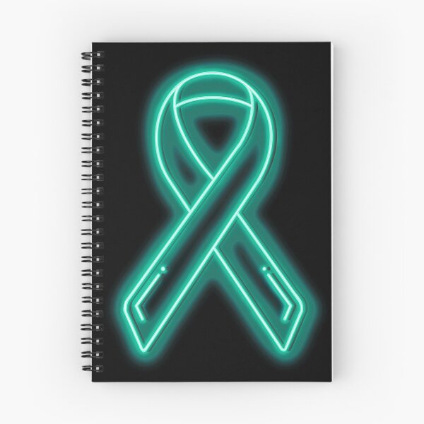 Item preview, Teal Neon Awareness Ribbon designed and sold by Elle  Hazlett.