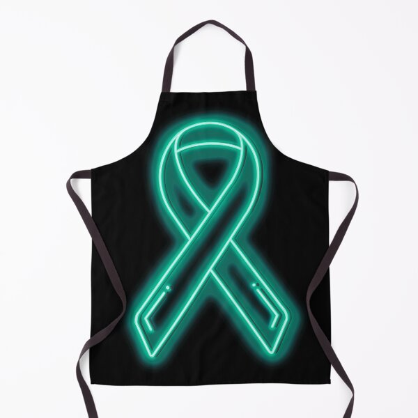 Item preview, Teal Neon Awareness Ribbon designed and sold by Elle  Hazlett.