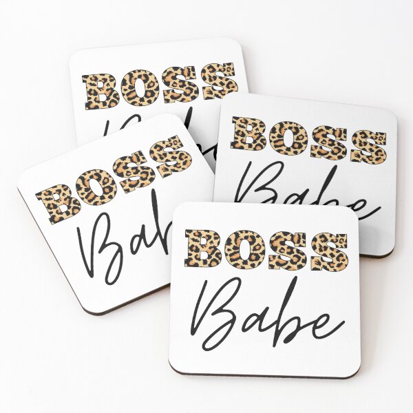 Item preview, Boss Babe leopard Print designed and sold by silverhexagon.