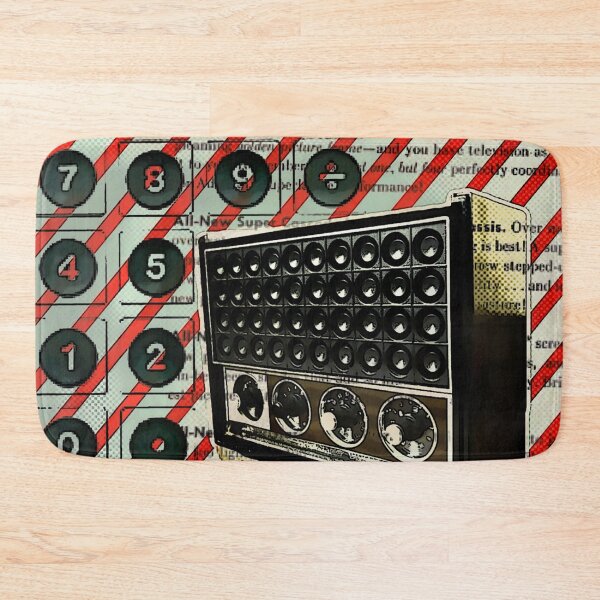 Item preview, 1980s dark academia geeky nerdy retro calculator vintage shortwave radio  designed and sold by LEILA ART SPACE.