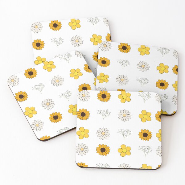 Item preview, White and yellow flower pack designed and sold by -crafty-cat-.