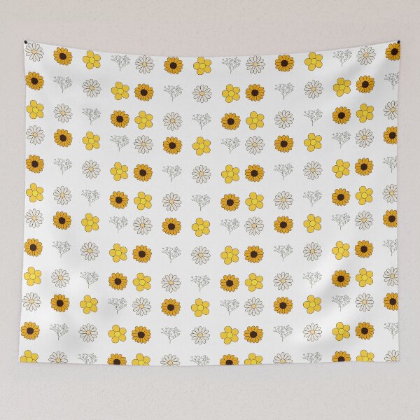 Item preview, White and yellow flower pack designed and sold by -crafty-cat-.