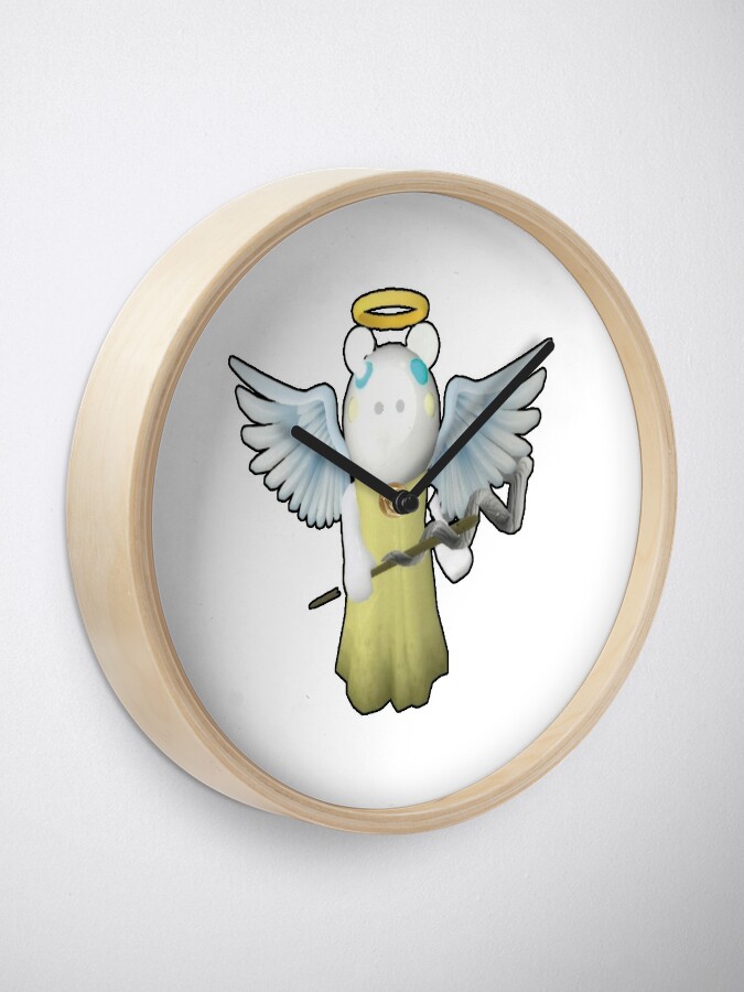 Angel Piggy Roblox Roblox Game Piggy Roblox Characters Clock By Affwebmm Redbubble - doves roblox