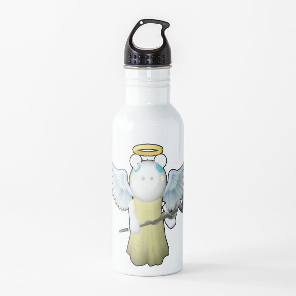 Piggy Roblox Angel Water Bottle Redbubble - angel die roblox