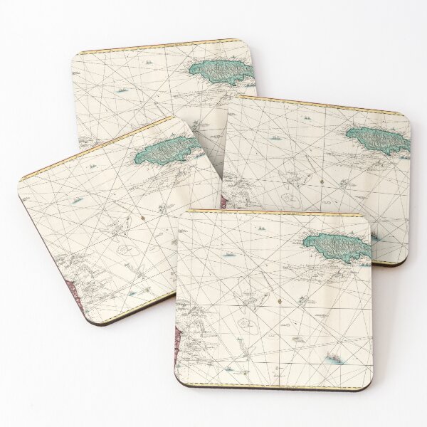 Item preview, Vintage Jamaica & Cape Gracias Map (1775) designed and sold by BravuraMedia.