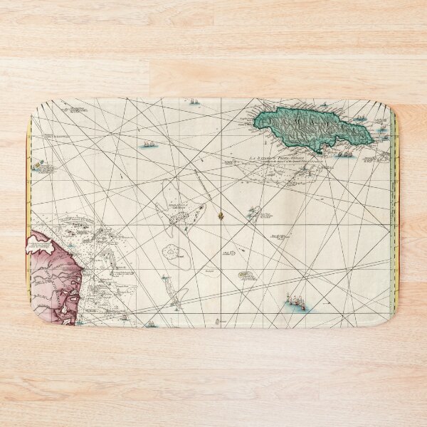 Item preview, Vintage Jamaica & Cape Gracias Map (1775) designed and sold by BravuraMedia.
