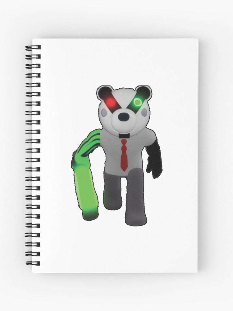 Badgy Piggy Roblox Roblox Game Piggy Roblox Characters Spiral Notebook By Affwebmm Redbubble - what is piggy roblox game