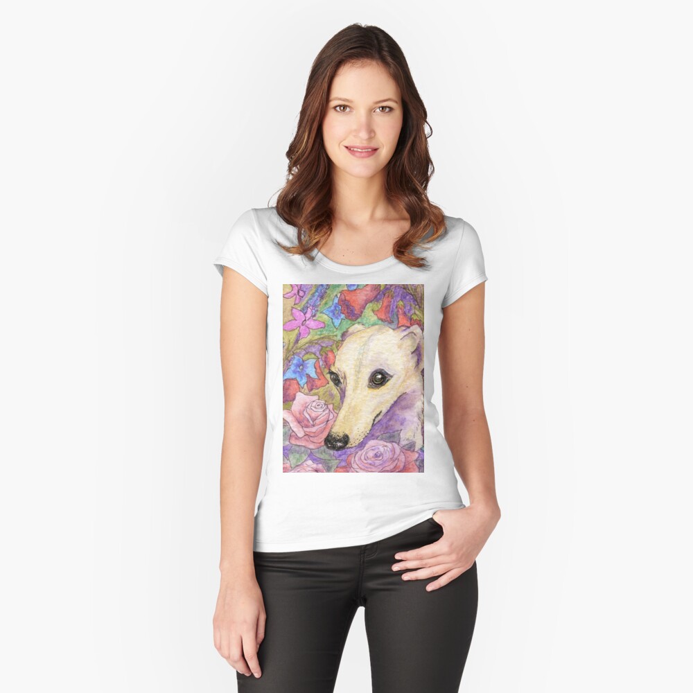 Item preview, Fitted Scoop T-Shirt designed and sold by SusanAlisonArt.