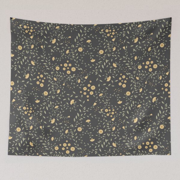 Item preview, Climbing floral vine pattern designed and sold by bella-nora.