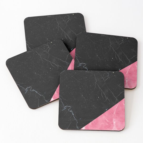 Item preview, Asthetic Pink & Black Marble Design designed and sold by fudgecream.