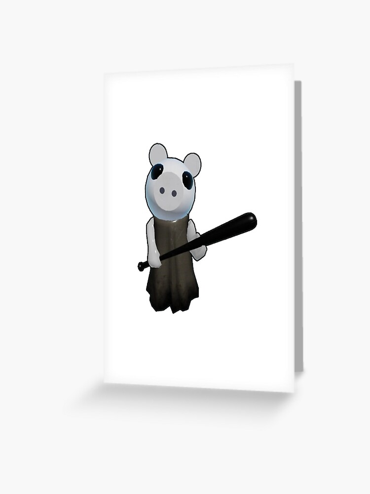 Memory Piggy Roblox Roblox Game Piggy Roblox Characters Greeting Card By Affwebmm Redbubble - drum roblox