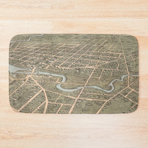 Item preview, Vintage Jamestown NY Map (1871) designed and sold by BravuraMedia.