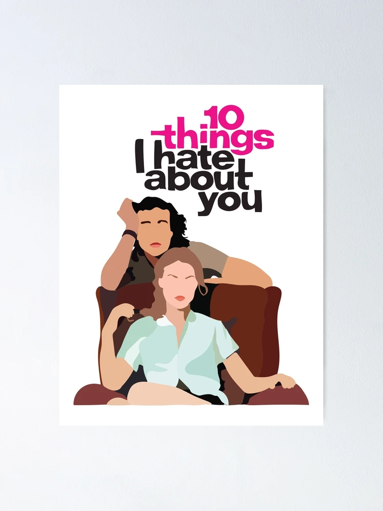 10 Things I Hate About You Movie Poster, 10 Things I Hate About You Art  Print, 10 Things I Hate About You Poster Print -  Australia