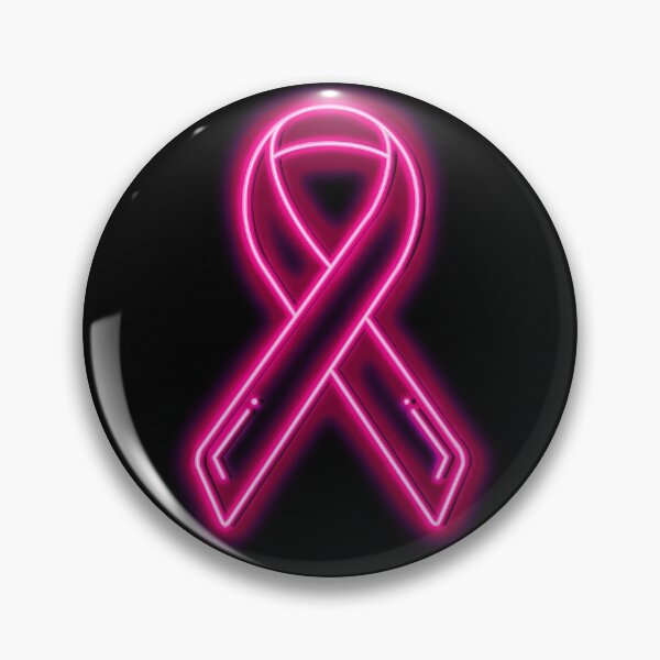 Item preview, Bright Pink Neon Awareness Ribbon designed and sold by Elle Hazlett.