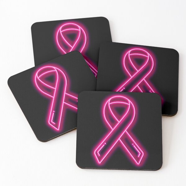 Item preview, Bright Pink Neon Awareness Ribbon designed and sold by Elle Hazlett.