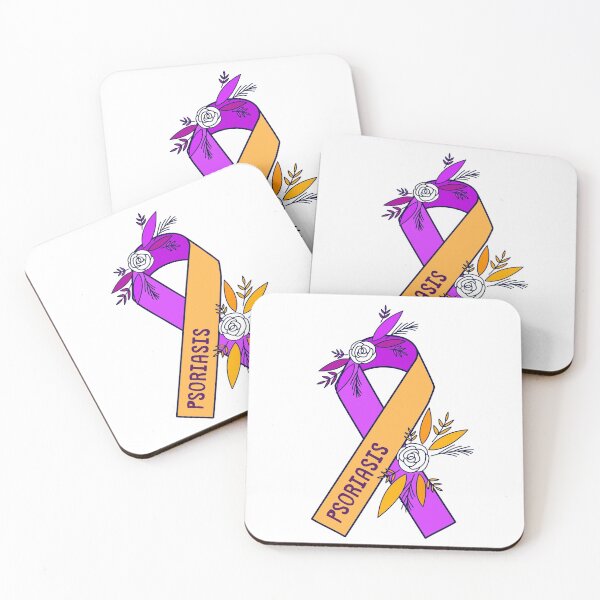 Item preview, Psoriasis Awareness, Purple Orange Ribbon designed and sold by lozo828.