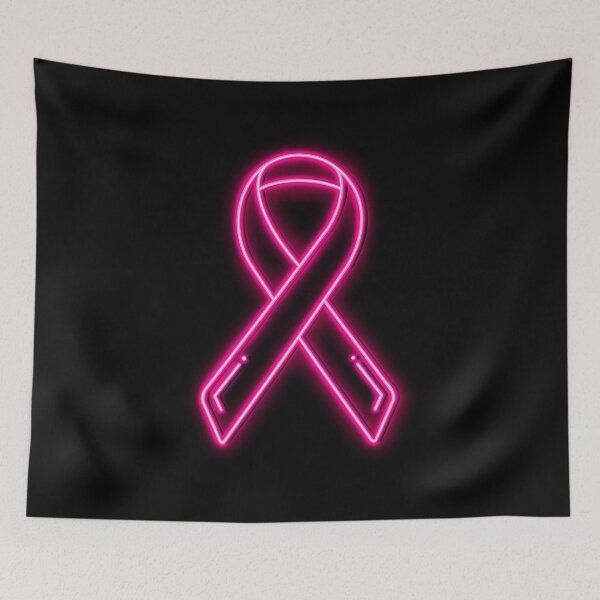 Item preview, Bright Pink Neon Awareness Ribbon designed and sold by Elle  Hazlett.