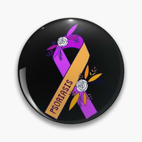 Item preview, Psoriasis Awareness, Purple Orange Ribbon designed and sold by lozo828.