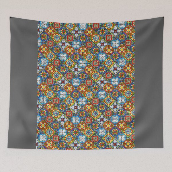 Item preview, Turkish flower tile flower designed and sold by Delicarte.