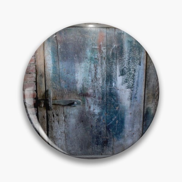 Item preview, Old blue door in an Alsatian barn designed and sold by EstelleRossetti.