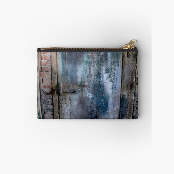 Item preview, Old blue door in an Alsatian barn designed and sold by EstelleRossetti.