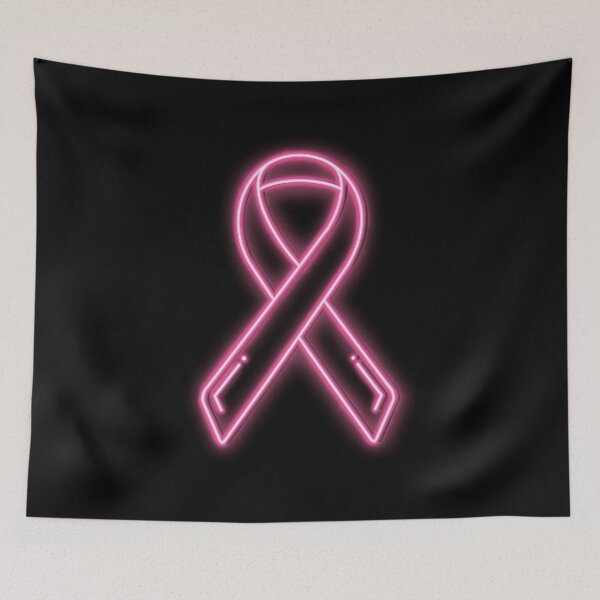 Item preview, Light Pink Neon Awareness Ribbon designed and sold by Elle  Hazlett.