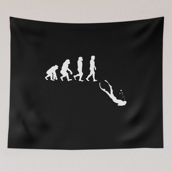 Item preview, Free Diving Freediving Apnea Spearfishing Evolution Shirt designed and sold by XASTY.