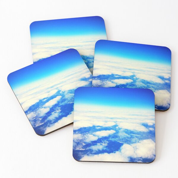 Item preview, Airline Flying Above the clouds high in the aeroplane view of sky designed and sold by Julieford.