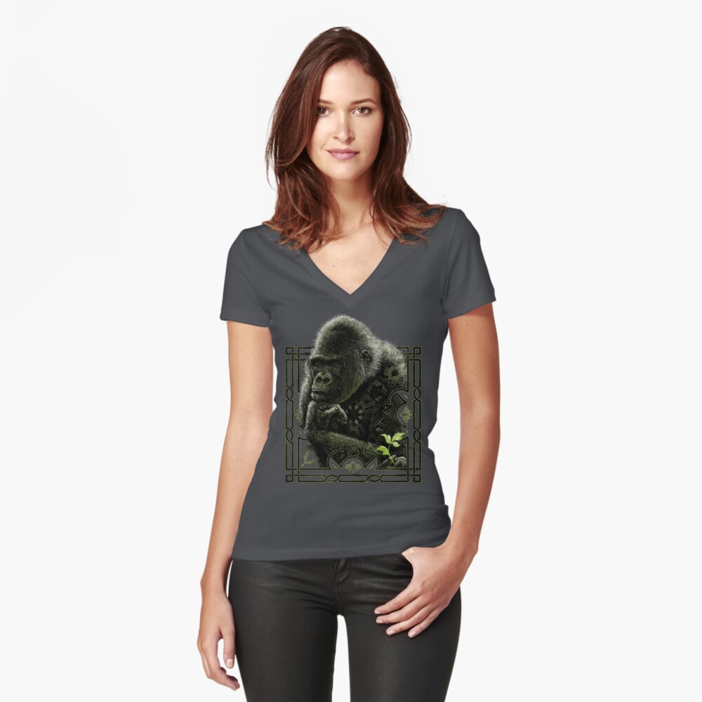 Artikel-Vorschau von Tailliertes T-Shirt mit V-Ausschnitt, designt und verkauft von RolandStraller.
