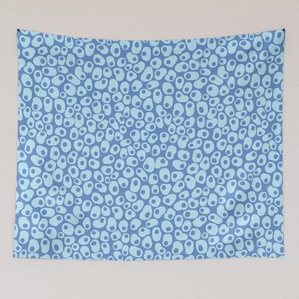 Item preview, Cells blue pattern Small designed and sold by cu-b3.