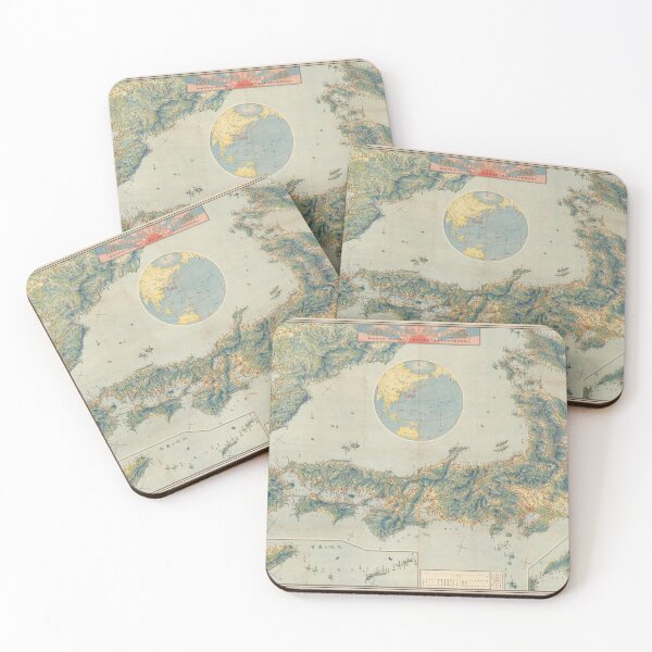Item preview, Vintage Japan, Korea & Taiwan Map (1915) designed and sold by BravuraMedia.