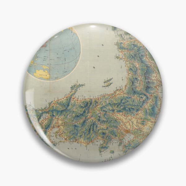 Item preview, Vintage Japan, Korea & Taiwan Map (1915) designed and sold by BravuraMedia.