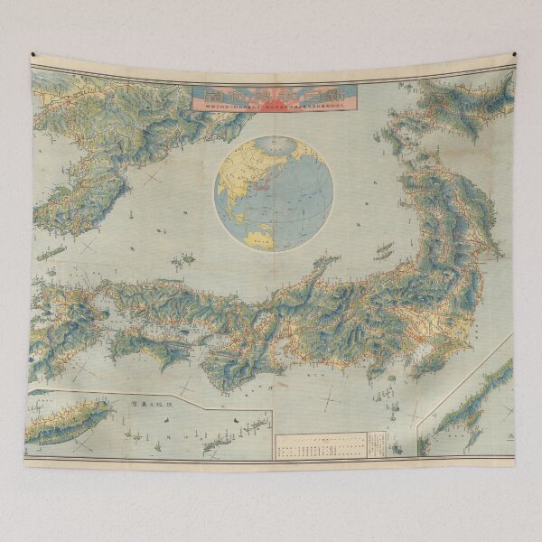Item preview, Vintage Japan, Korea & Taiwan Map (1915) designed and sold by BravuraMedia.