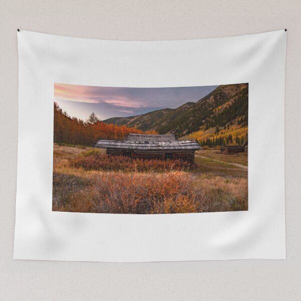 Item preview, Ashcroft Log Cabin Sunset designed and sold by nbrandsberg.