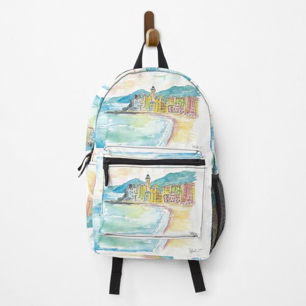Item preview, Camogli Beach with Historic Italian Town Center  designed and sold by artshop77.