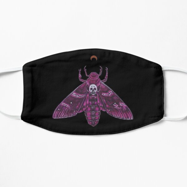 Pink Deathhead Moth Mask